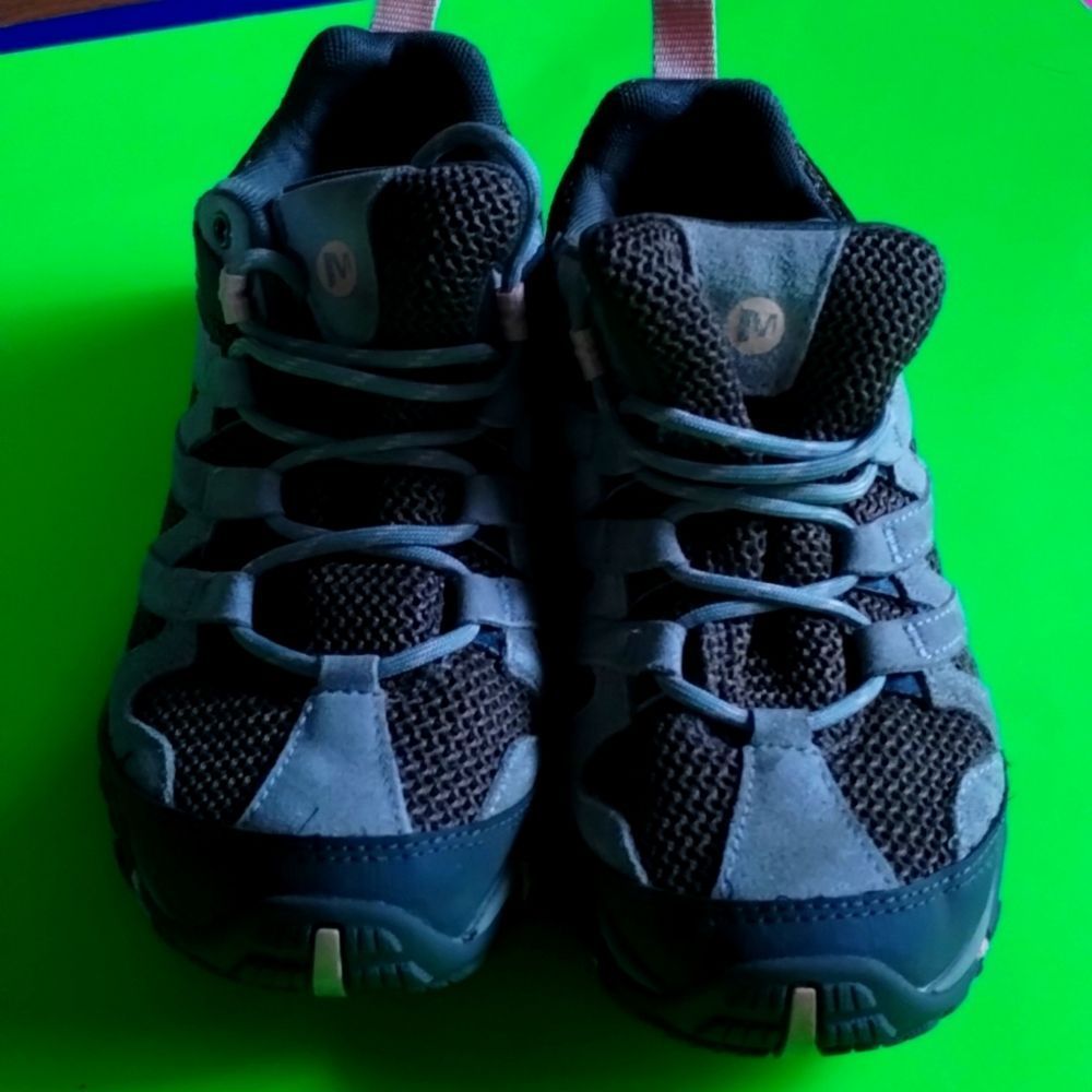 Aluminum Merle performance footwear.